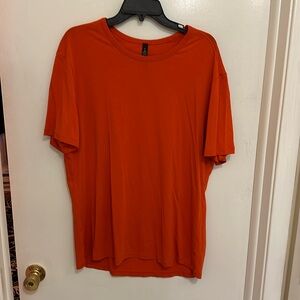 Lululemon Fundamental Tee Soze XL burnt orange